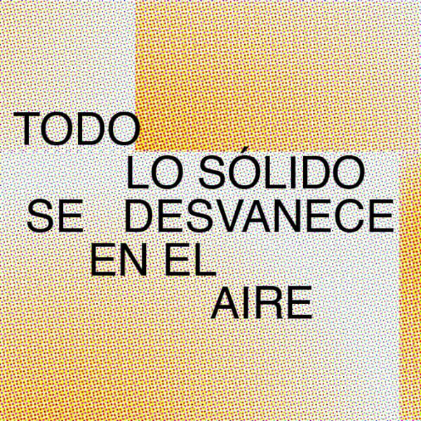 Alán Carrasco y Domènec en "Todo lo sólido se desvanece en el aire. Ideas y poéticas para un futuro en disputa"