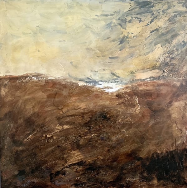 Dramatic landscape Oil painting on canvas by Artist Stephen Charlton www.stephencharlton.com