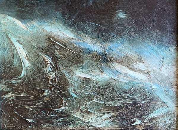 Dramatic Oil painting on canvas