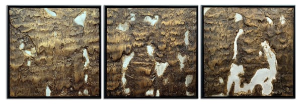 Resin and oil painting on aluminium plate. Ebb and flow series of contemporary art by Stephen Charlton