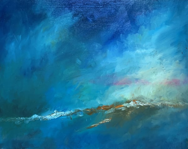 Dramatic Oil painting on canvas