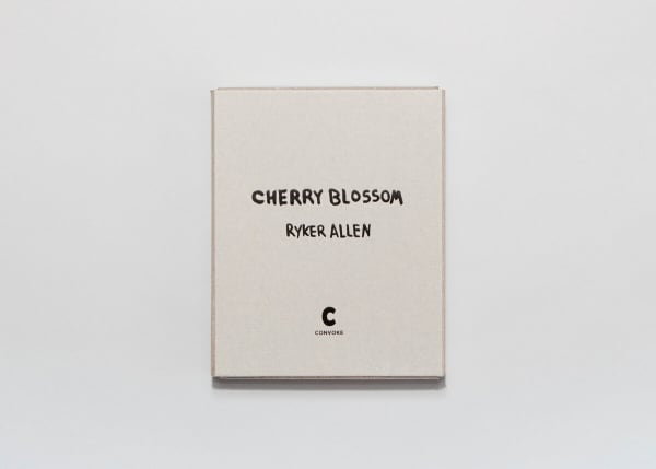 Convoke nyc, Cherry Blossom Limited Edition, Ryker Allen, Jack Pierson, ©convoke llc, image of cover