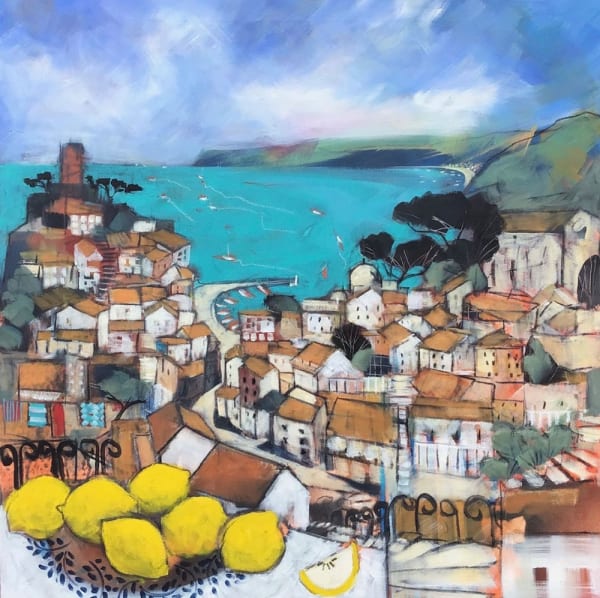 Relton Marine Vernazza, 2024 Acrylic on deep edged unframed canvas 91 x 91cm
