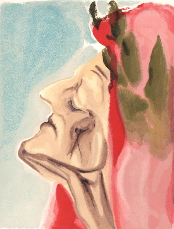 Salvador Dalí, Dante Men Doubt - (Paradise: Canto 17), 1960