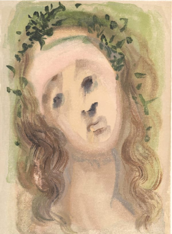 Salvador Dalí, THE FACE OF VIRGIL (PURGATORY: Canto 11), 1960 - 64