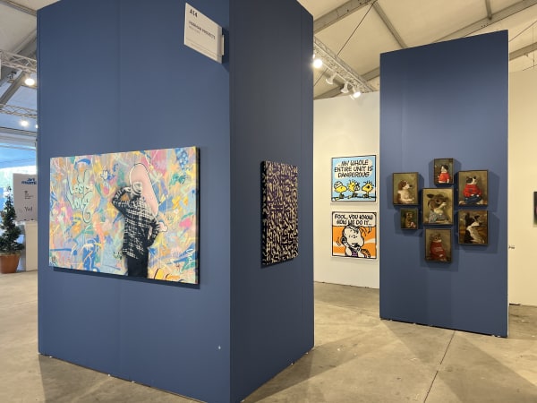 Installation view of the Harman Projects booth at CONTEXT Art Fair Miami