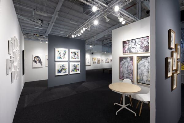Harman Projects booth at Art On Paper 2023
