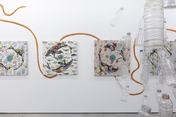 Installation image of Louis Masai exhibition