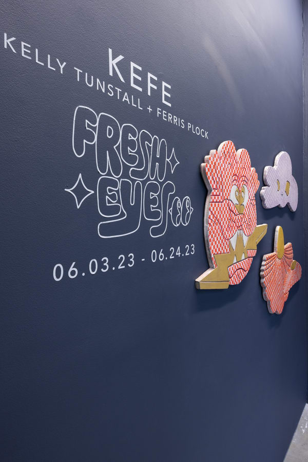 Installation photo of KeFe exhibition