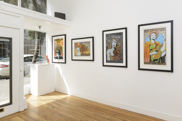 Chuck Sperry prints in gallery space