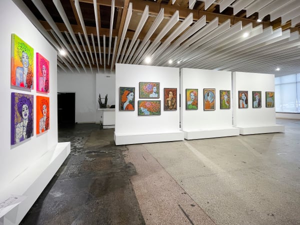 Installation view from Chuck Sperry's Idyllion solo exhibition on view at Mirus Gallery Denver, October 2022.