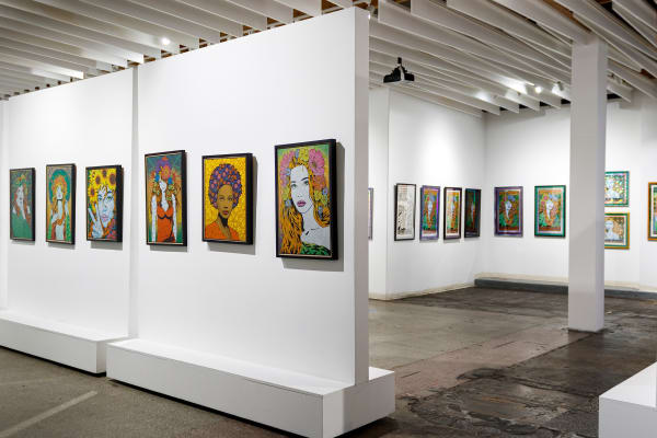 Installation view from Chuck Sperry's Idyllion solo exhibition on view at Mirus Gallery Denver, October 2022.