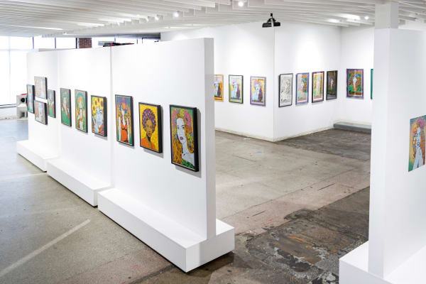 Installation view from Chuck Sperry's Idyllion solo exhibition on view at Mirus Gallery Denver, October 2022.