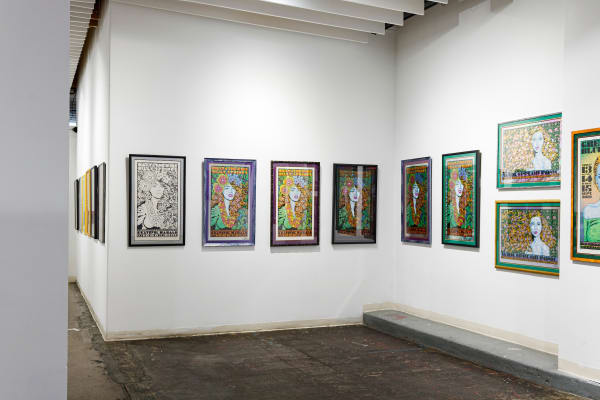 Installation view from Chuck Sperry's Idyllion solo exhibition on view at Mirus Gallery Denver, October 2022.