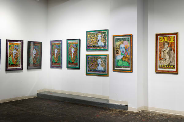 Installation view from Chuck Sperry's Idyllion solo exhibition on view at Mirus Gallery Denver, October 2022.