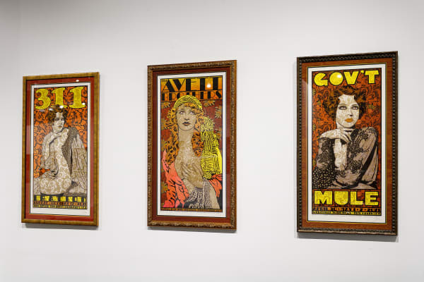 Installation view from Chuck Sperry's Idyllion solo exhibition on view at Mirus Gallery Denver, October 2022.