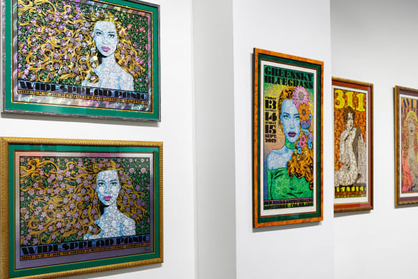 Installation view from Chuck Sperry's Idyllion solo exhibition on view at Mirus Gallery Denver, October 2022.