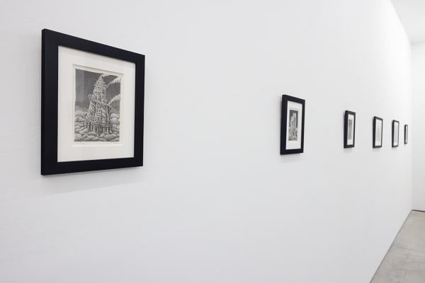 installation shot of David Welker exhibition
