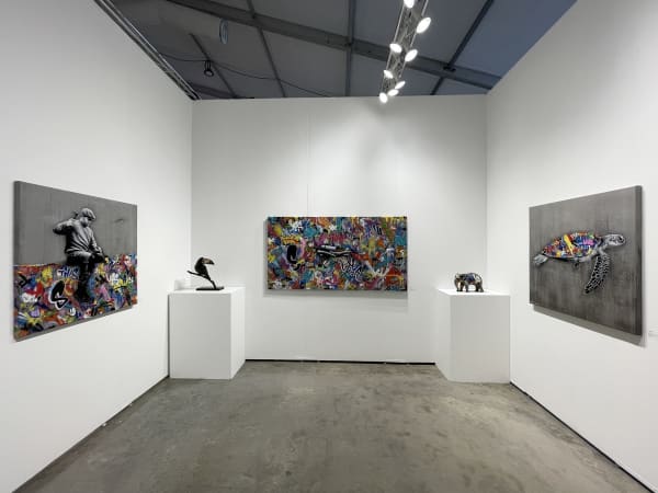 Installation image from the Context Art Miami fair