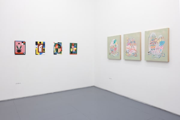 installation photo of Duo exhibition 