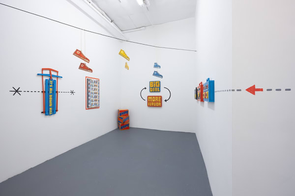 installation photo of Duo exhibition 