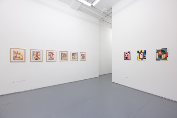 installation photo of Duo exhibition 