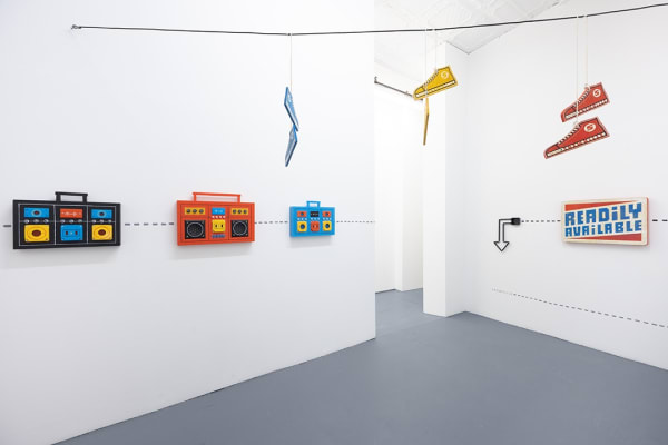 installation photo of Duo exhibition 