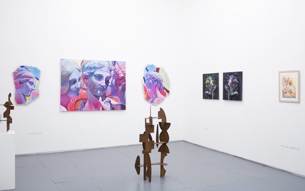 installation photo of Duo exhibition 