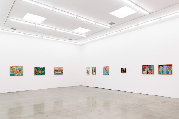 Installation view of Jun Oson's exhibition Loiter at Harman Projects Los Angeles
