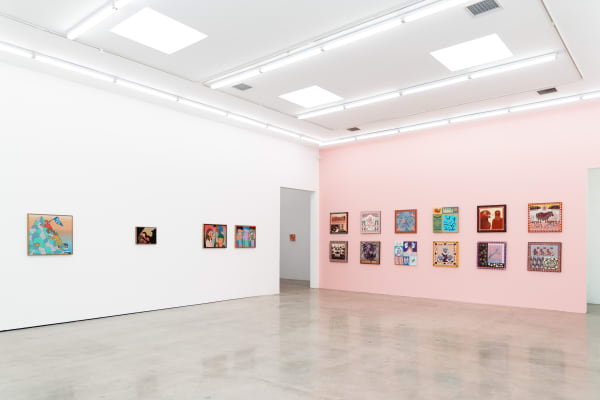 Installation view of Jun Oson's exhibition Loiter at Harman Projects Los Angeles