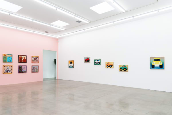 Installation view of Jun Oson's exhibition Loiter at Harman Projects Los Angeles