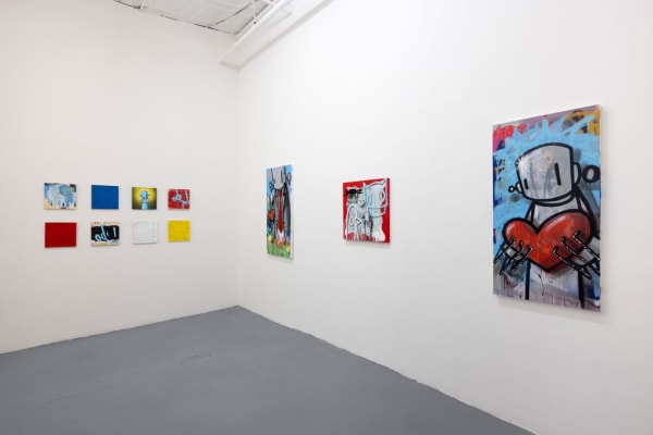 installation shot of ChrisRWK show 