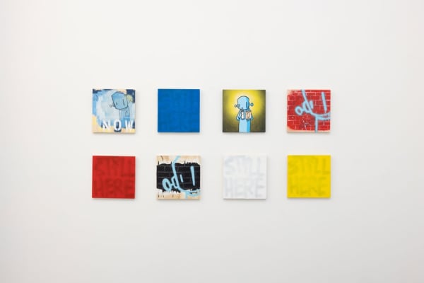 installation shot of ChrisRWK show 