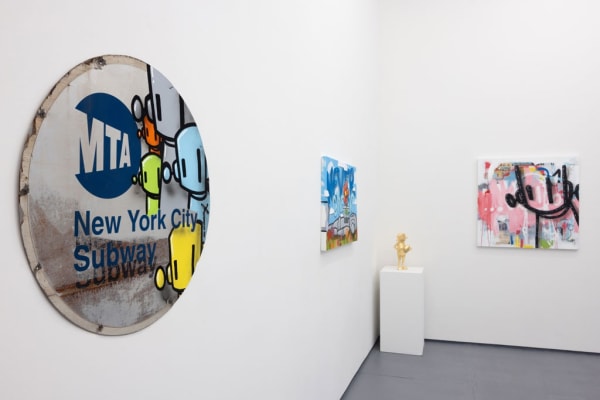 installation shot of ChrisRWK show 
