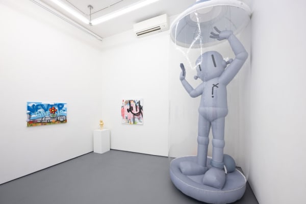 installation shot of ChrisRWK show 