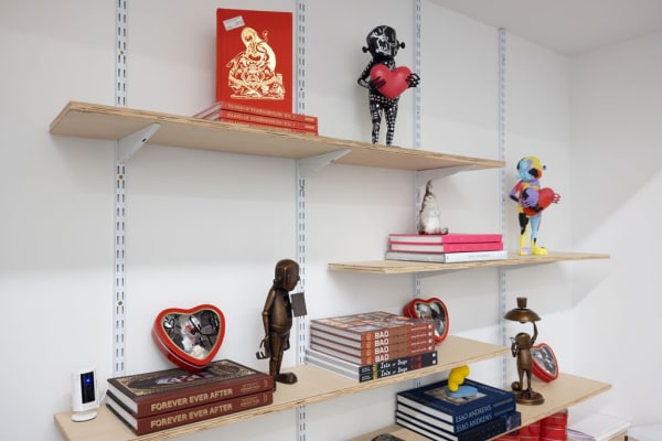 installation shot of ChrisRWK show 