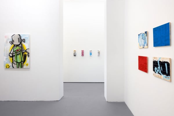 installation shot of ChrisRWK show 