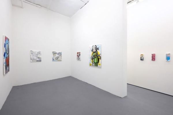 installation shot of ChrisRWK show 
