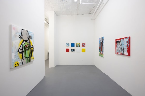 installation shot of ChrisRWK show 