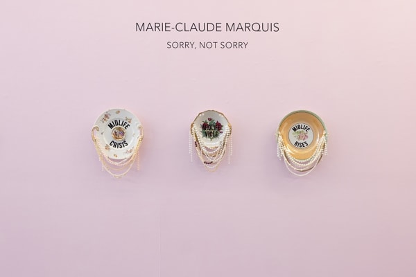installation shot of Marie-Claude Marquis exhibition