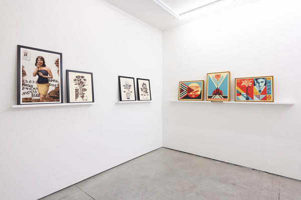 Installation view of Multiples group show at Harman Projects