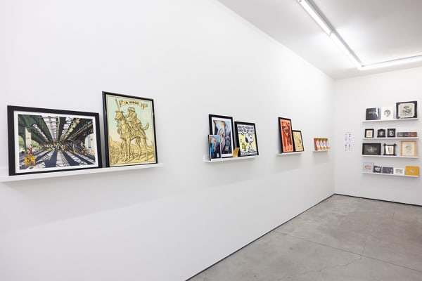 Installation view of Multiples group show at Harman Projects