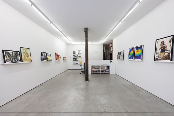 Installation view of Multiples group show at Harman Projects
