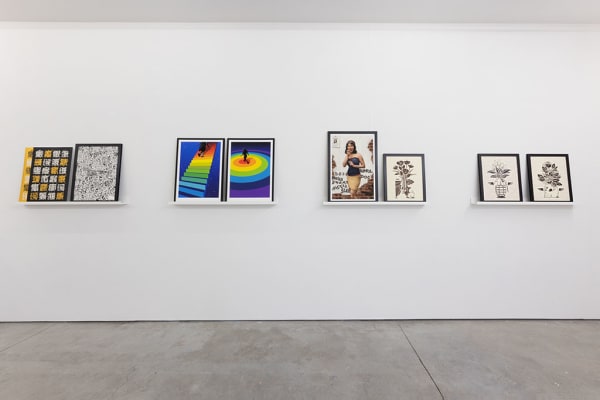 Installation view of Multiples group show at Harman Projects