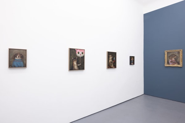 Installation shot of the exhibition Love Bite by Alison Friend