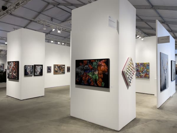 Harman Projects booth at CONTEXT: Art Miami