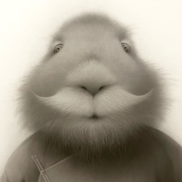 painting of a mythical creature by Travis Louie