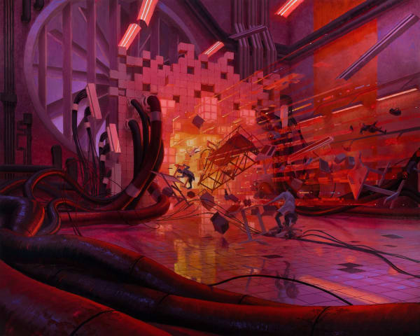 painting of a portal by Taylor Schultek