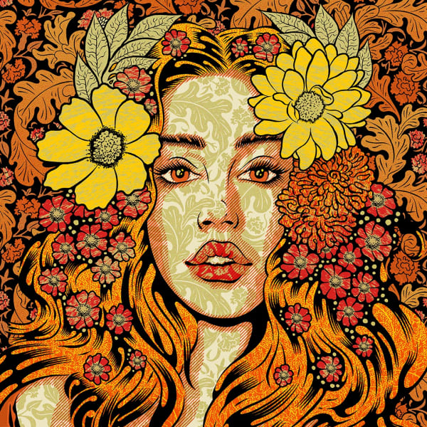 muse screen print by Chuck Sperry