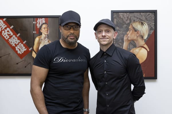 Photograph of Kip Omolade and Aaron Nagel
